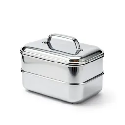 Stacked bento tiffin carrier
