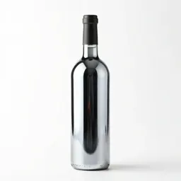 Wine bottle with a wax seal