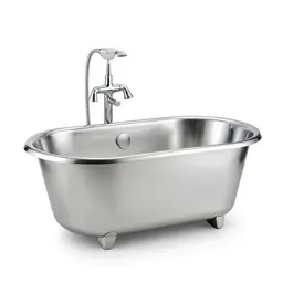 Bathing tub with a hose