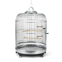 Bird cage with perches