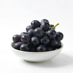 Bunch of black grapes