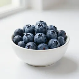 Punnet of blueberries
