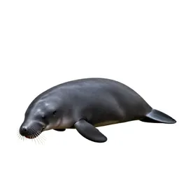 Dugong grazing