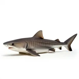 Leopard shark on sand