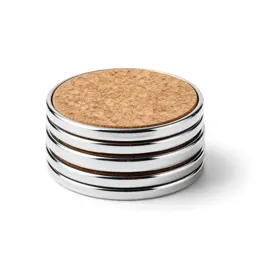Set of coasters in cork