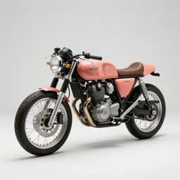 Cafe racer motorcycle
