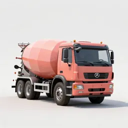 Cement mixer truck