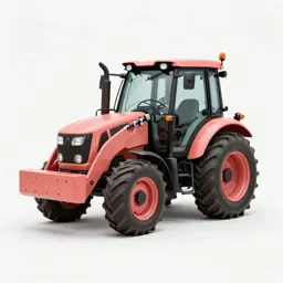 Tractor with a loader