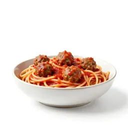 Spaghetti and meatballs