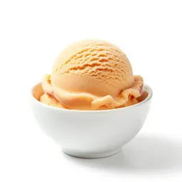 Peach ice cream