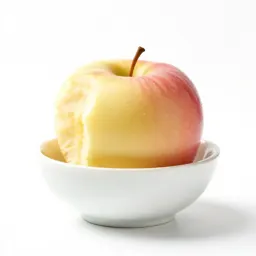 Eating apple