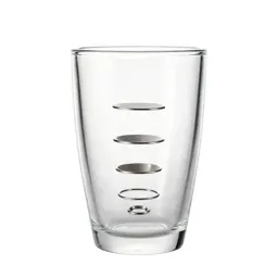Double-walled glass tumbler