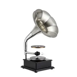 Phonograph with a horn