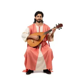 Bard with a travelling lute