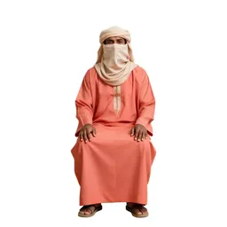 Desert nomad with a veiled face