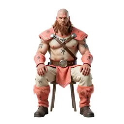 Rune-tattooed berserker