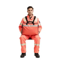 Paramedic with a response bag