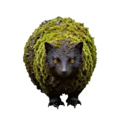 Forest spirit of moss and bark