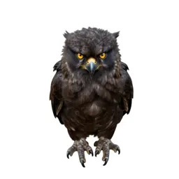 Griffin perched
