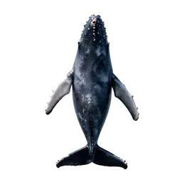 Humpback whale breaching