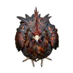 Phoenix in flame