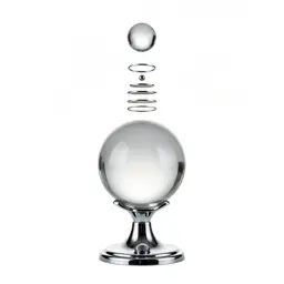 Crystal ball on a stand