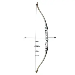 Longbow with a quiver