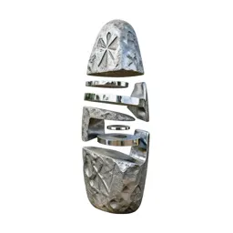 Rune-carved standing stone