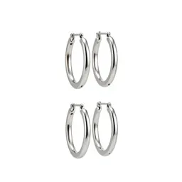 Pair of hoop earrings