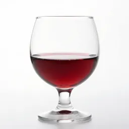 Glass of red wine