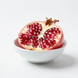 Pomegranate halved