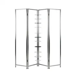 Folding screen room divider