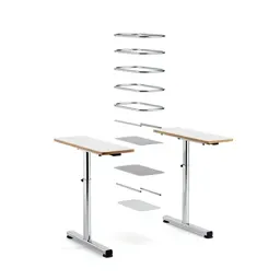 Standing desk frame