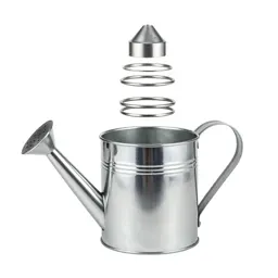 Galvanised watering can