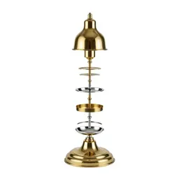 Brass banker's lamp