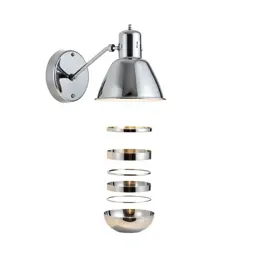 Swing-arm wall lamp