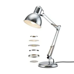 Articulated architect desk lamp