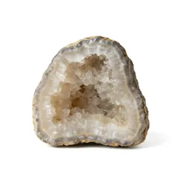 Geode with calcite