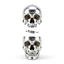 Human skull anatomical model