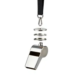 Whistle on a lanyard