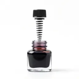 Bottle of india ink