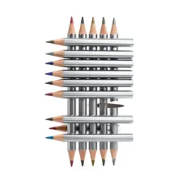 Set of coloured pencils