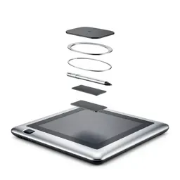 Graphics tablet with a stylus