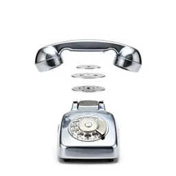 Rotary dial telephone