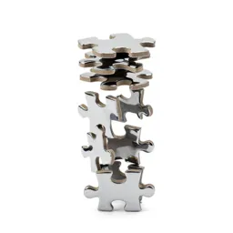Jigsaw puzzle piece stack