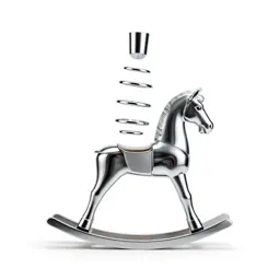 Wooden rocking horse
