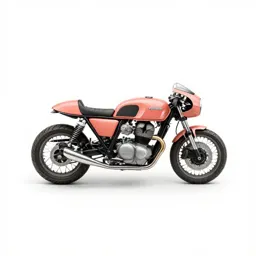 Cafe racer motorcycle