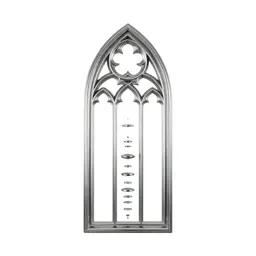 Gothic window tracery panel
