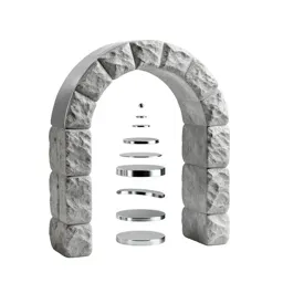 Stone arch keystone