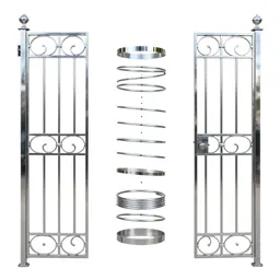 Wrought iron gate